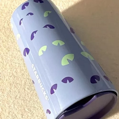 Vaso Cerámica Starbucks Morado Halloween 2022 Ojos Brilla - Image 4