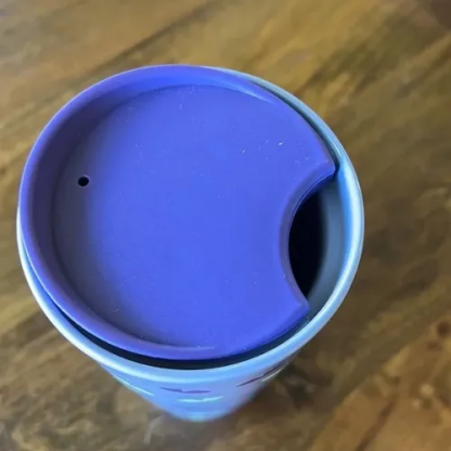 Vaso Cerámica Starbucks Morado Halloween 2022 Ojos Brilla - Image 3